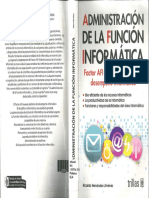 Administración de La Función Informática