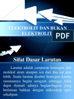 Larutan Elektrolit & Nonelektrolit