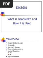 SIMS-201: What Is Bandwidth and How It Is Used