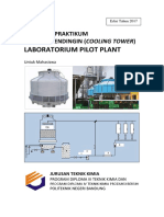 Jobsheet CoolingTower Pilot Plant - 2017 - Versilembang