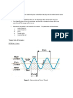 Procedure:: Thread Data & Formula