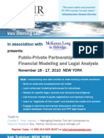 Public-Private Partnership Modeling and Legal Analysis - New York 