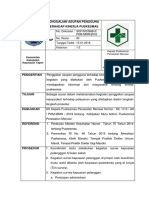 (003) 3.1.5.1 Sop Mendapatkan Asupan Pengguna Tentang Kinerja Puskesmas