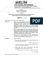 Fatwa MUI No. 33 Tahun 2018 Tentang Penggunaan Vaksin MR Measles Rubella Produksi Dari SII Serum Institue of India Untuk Imunisasi PDF