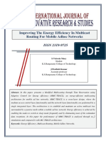 Improving The Energy Efficiency in Multicast Routing For Mobile Adhoc Networks