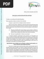 [POR] Superior Geral Pará la Familia Vicenciana -  fiesta SVP 2018