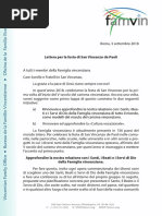 [ITA] Superiore Generale della Famiglia Vincenziana - Festa SVP 2018