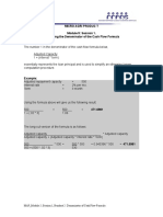 Micro Agri Produc T Module 5: Session 1. Explaining The Denominator of The Cash Flow Formula