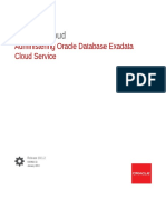 Administering Oracle Database Exadata Cloud Service