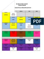 Horario 4º b