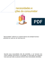 As Necessidades e Motivações Do Consumidor