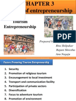 Tourism Entrepreneurship: Prepared By: Srijana KC Rita Shilpakar Rajani Shrestha Anu Nagaju