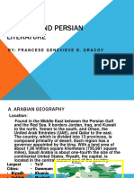 Arabian and Persian Literature: By: Francese Genevieve D. Oracoy