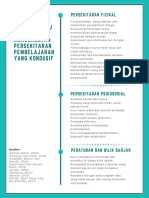 Turquoise Dots Pattern Creative Resume PDF