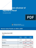 Acciones para Alcanzar El Equilibrio Fiscal PDF