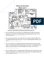 Where Am I Follow The Directons Information Gap Activities Reading Comprehension e 104058