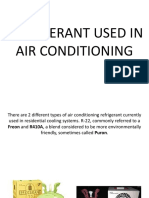 Refrigerant Used in Air Conditioning