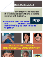 Role of Emotions in Inter Personal Communication New