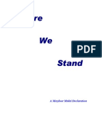 "Where We Stand" by Mazdoor Mukti (Workers' Emancipation), 6 November 2006