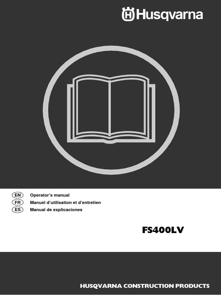 FS400LV Husqvama | PDF | Engines | Screw