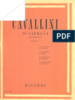 Cavallini - 30 Caprichos For Clarinet PDF