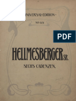 Hellmesberger Sechs Kadenzen