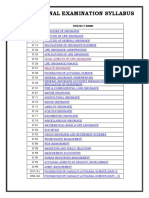 Professional Examination PDF