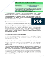 Fútbol Caracterización de Los Modelos de Enseñanza PDF