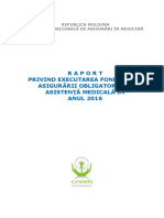 Executarea Fondurilor Asigurării Obligatorii de Asistenţă Medicală