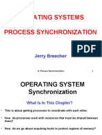 Operating Systems Process Synchronization: Jerry Breecher