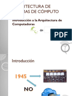 Arquitectura Sistemas de Computo