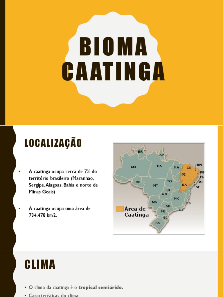 O Bioma Caatinga: Características, Ameaças e Importância da Preservação ...