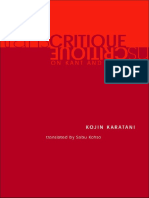 Karatani Kojin Transcritique (1)