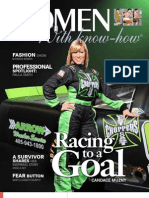 October Issue- Women With Know How E= Magazine Featuring Nascar Driver Candace Munzy