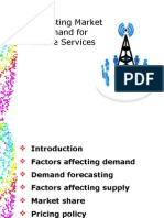 Forecasting Market Demand For Mobile Services