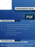 Sinceramiento fiscal - Aclaracion sobre normativa .pdf