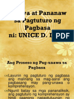 Filipino Pagbasa at Pagsulat