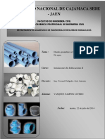 Informe de Instalaciones en Edificaciones