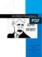 John Dewey Mi Credo Pedagógico