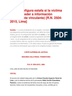 No Se Configura Estafa Si La Víctima Podía Acceder A Información (Precedente Vinculante)