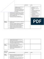 Dosificación de Aprendizajes Por Trimestre