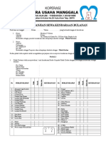 Surat Perjanjian Sewa Kendaraan Bulanan