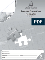 Pruebas Formativas Mensuales 8° ES (Edición 2011)