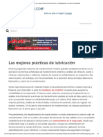 Las Mejores Prácticas de Lubricación PDF