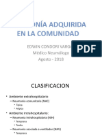 Neumonía adquirida en la comunidad: clasificación, epidemiología y fisiopatología