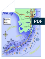 Mapa Cayos de Miami