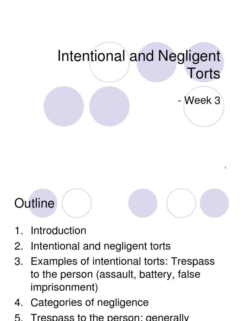 Intentional Vs Negligent Torts – HIQWZ