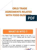 World Trade Agreements Related With Food Business