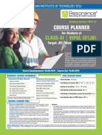 Course Planner Class-Xi - Vipul (01Jb) Class-Xi - Vipul (01Jb)