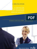 Ncfe Level 2 Certificate For Airport Passenger Services Agents